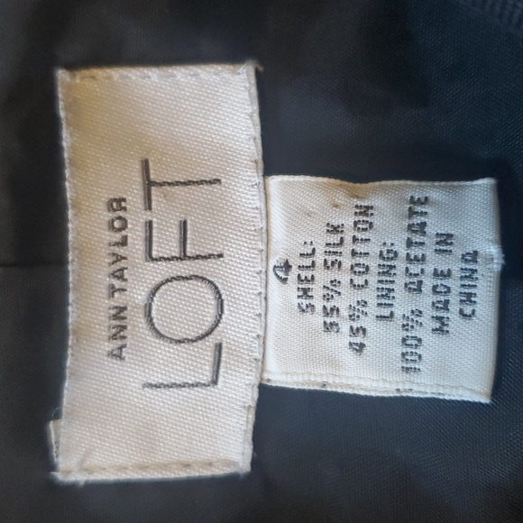 LOFT black size 4 blazer - Picture 3 of 4